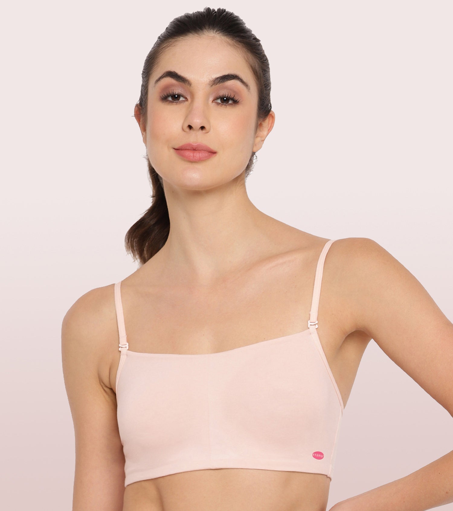 Enamor A055 Stretch Cotton Comfort Shaper With Detachable Straps T-Shirt  Bra Non-Padded Wirefree High Coverage in Vijayawada at best price by Sai  Comforts Readymade Garments - Justdial