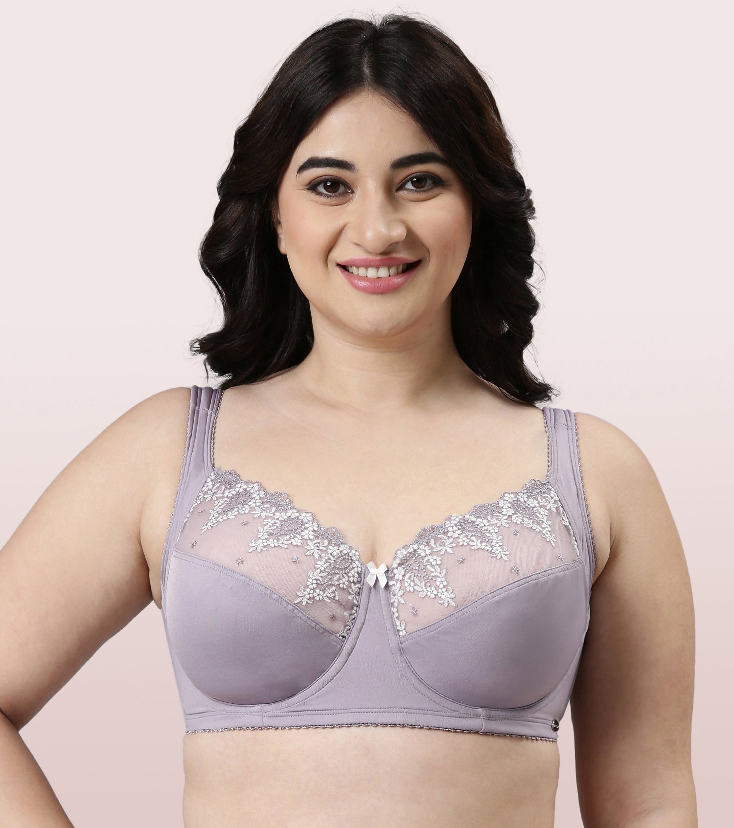 Enamor F087 Full Support Bra - High Coverage Non-Padded Wired - Sand 34DD  in Vadodara at best price by Milan Collection - Justdial