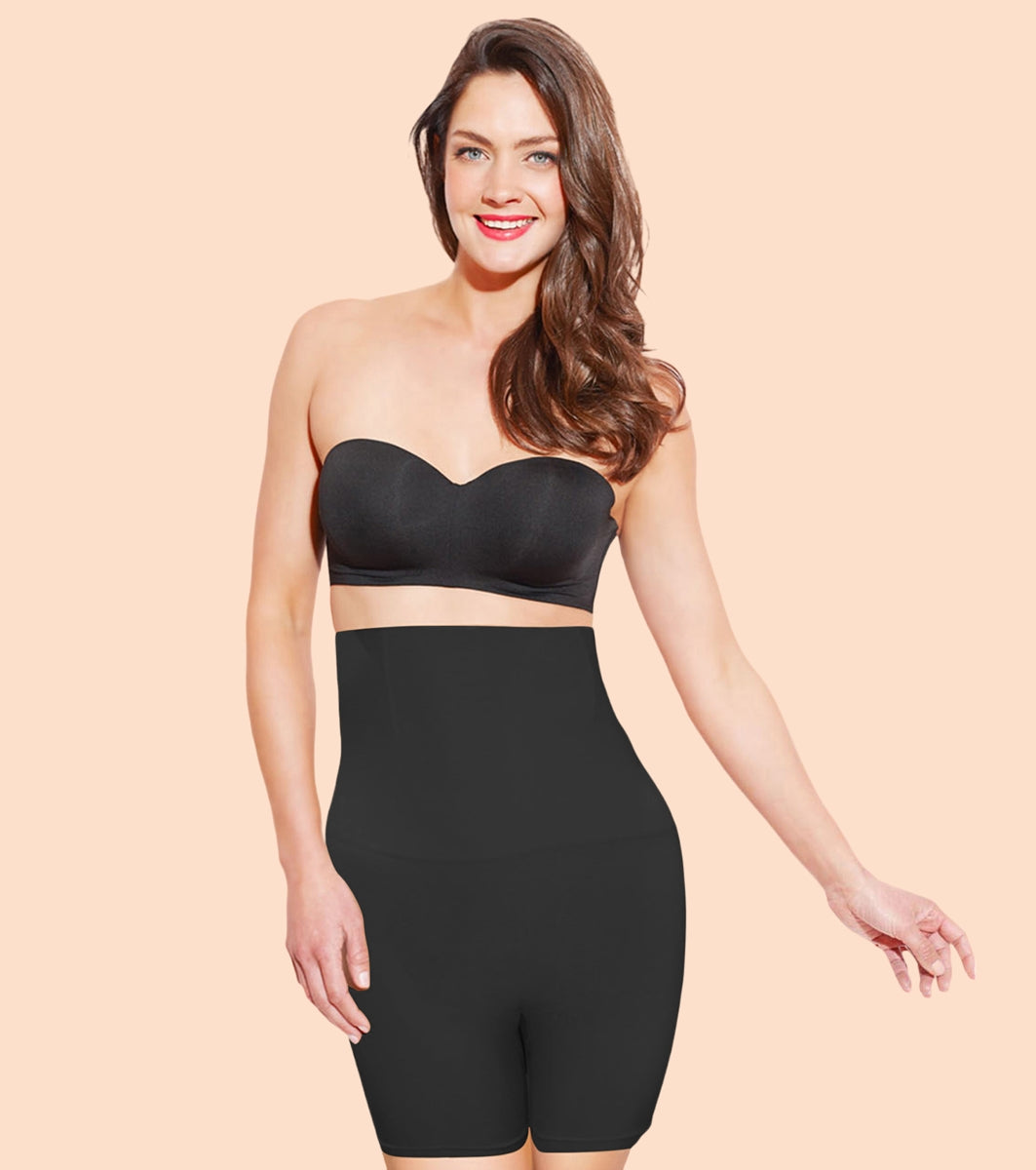 Hi-Waist Thigh Slimmer - (Low & Medium Compression)