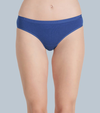 The Branded Stretch C Bikini Panty| Antimicrobial And Stain Release Finish| Cotton Spandex -Pack Of 5 |CR01