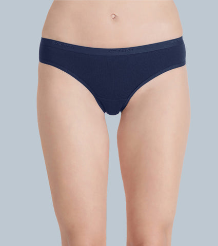 The Branded Stretch C Bikini Panty| Antimicrobial And Stain Release Finish| Cotton Spandex -Pack Of 5 |CR01