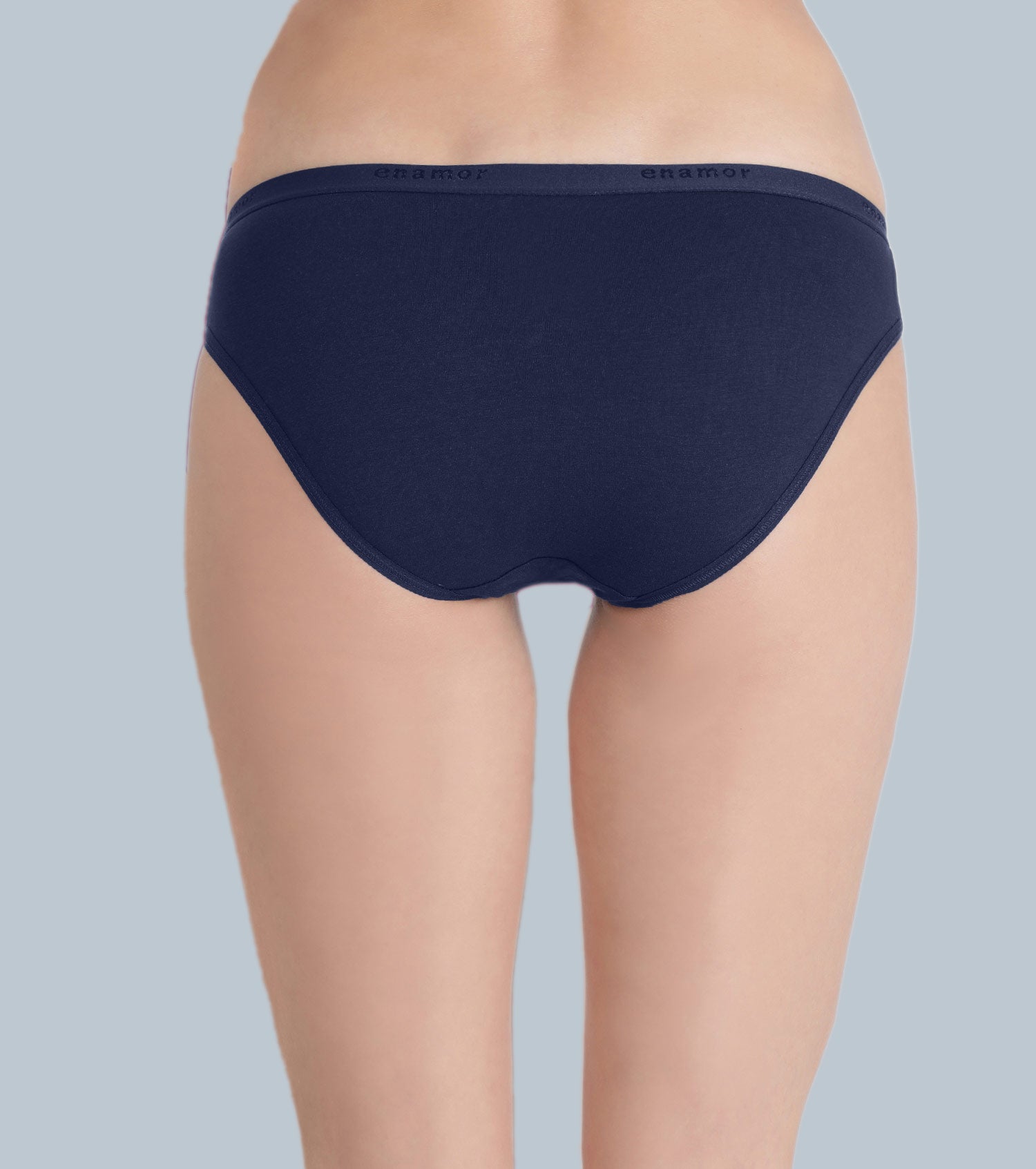 The Branded Stretch C Bikini Panty| Antimicrobial And Stain Release Finish| Cotton Spandex -Pack Of 5 |CR01