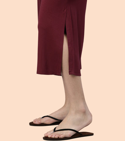 Shop In Culotte | Crop Length Culotte With Smart Side Slits