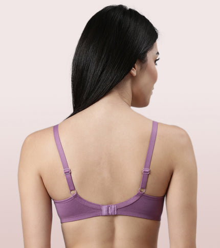 Enamor Fab-Cool Stretch Cotton Everyday Bra for Women- High Coverage, Non Padded and Wirefree