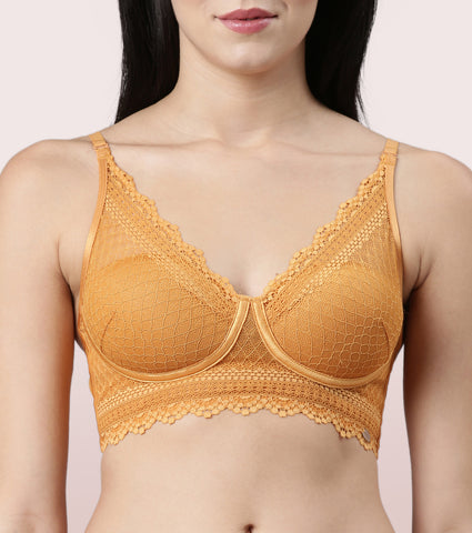 Enamor A052 Shaper Lace Bra Non-Padded Wirefree High Coverage in Ahmedabad  at best price by Trylo Inner Luxury - Justdial
