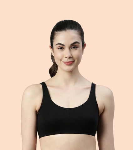 Low Impact Cotton Bra