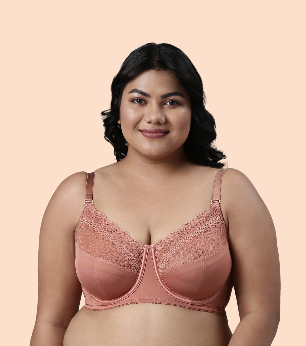 Enamor F126
LACE BRA
NON-PADDED  WIRED  FULL COVERAGE