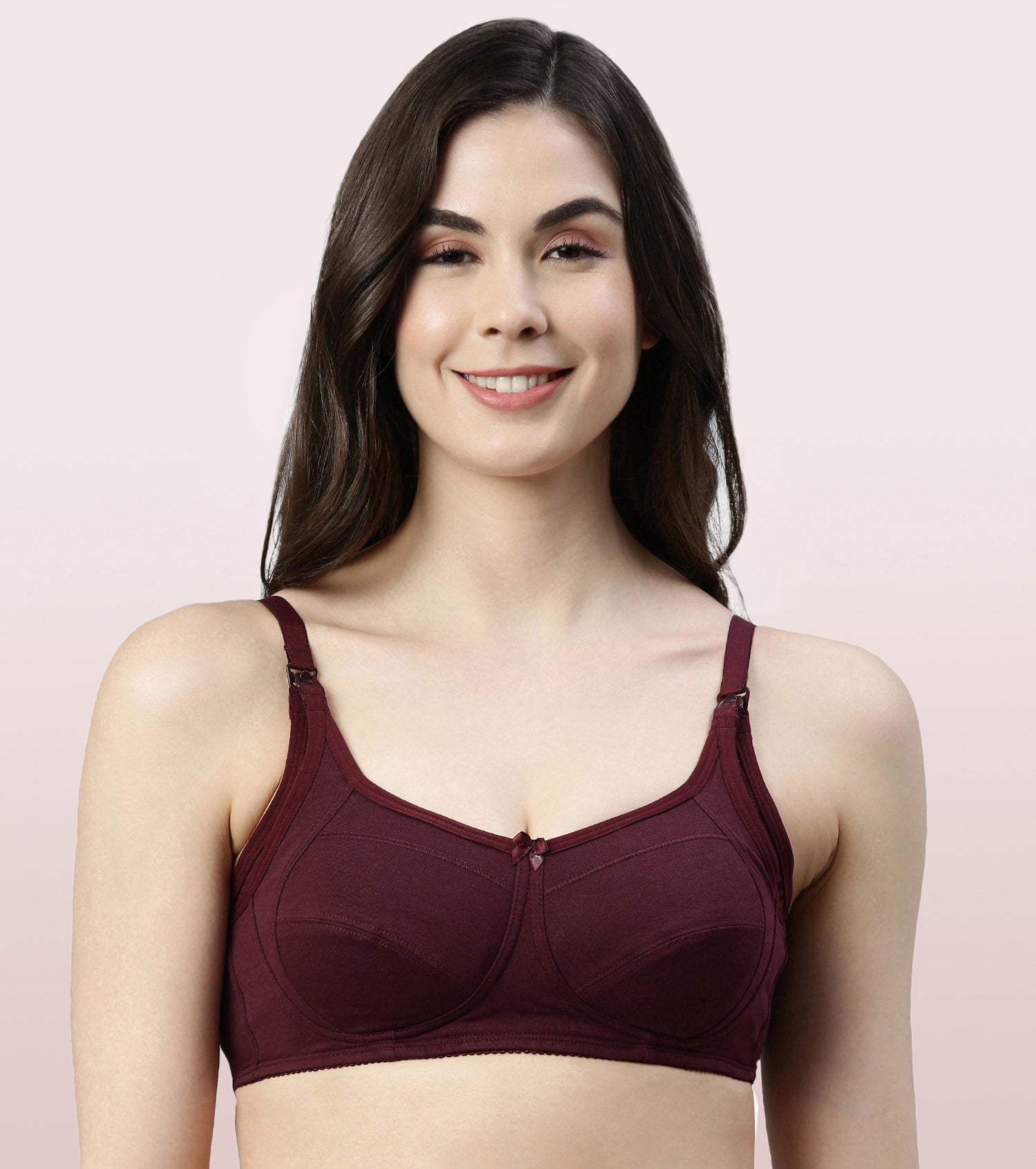 Enamor - All nursing mothers need to feel comfortable while breastfeeding.  In this endeavour we have crafted our Nursing Bras with front clasps that  make feeding convenient while the wider straps along