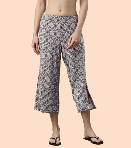 Shop In Culotte | Crop Length Culotte With Smart Side Slits