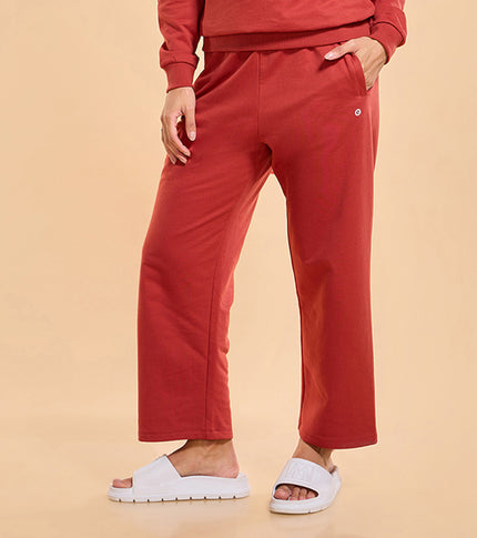 Enamor E405 – Cotton Rich Fleece Straight Pant