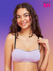 Enamor XO Lilac Non-Wired Non Padded Multiway Bra - Nella