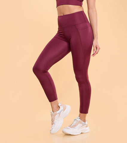 Enamor A605 Basic Workout Legging Dry Fit High Waist Basic Workout Leggings