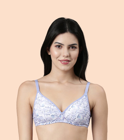 Enamor Perfect Coverage Cotton T-shirt Bra for Women- Padded and Wirefree