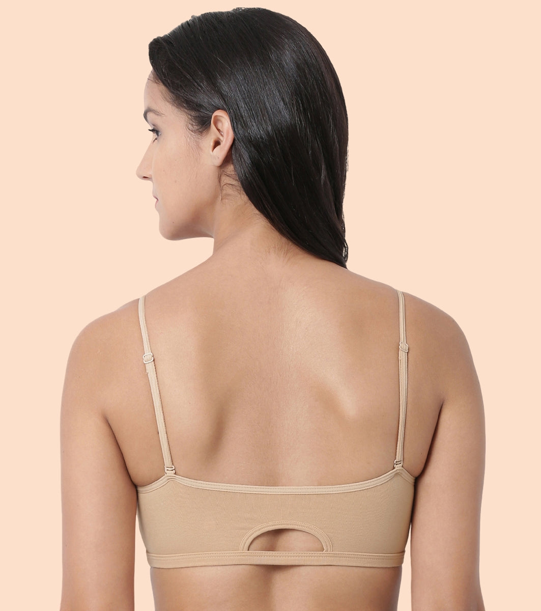 Full Coverage Non-Padded Wirefree Comfort Cami Detachable Bra