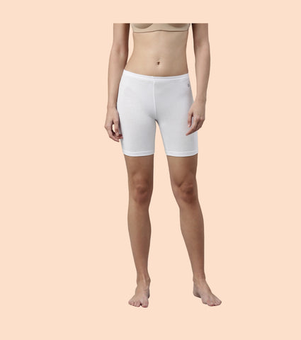 Essentials Stretch Cotton Cycling Shorts