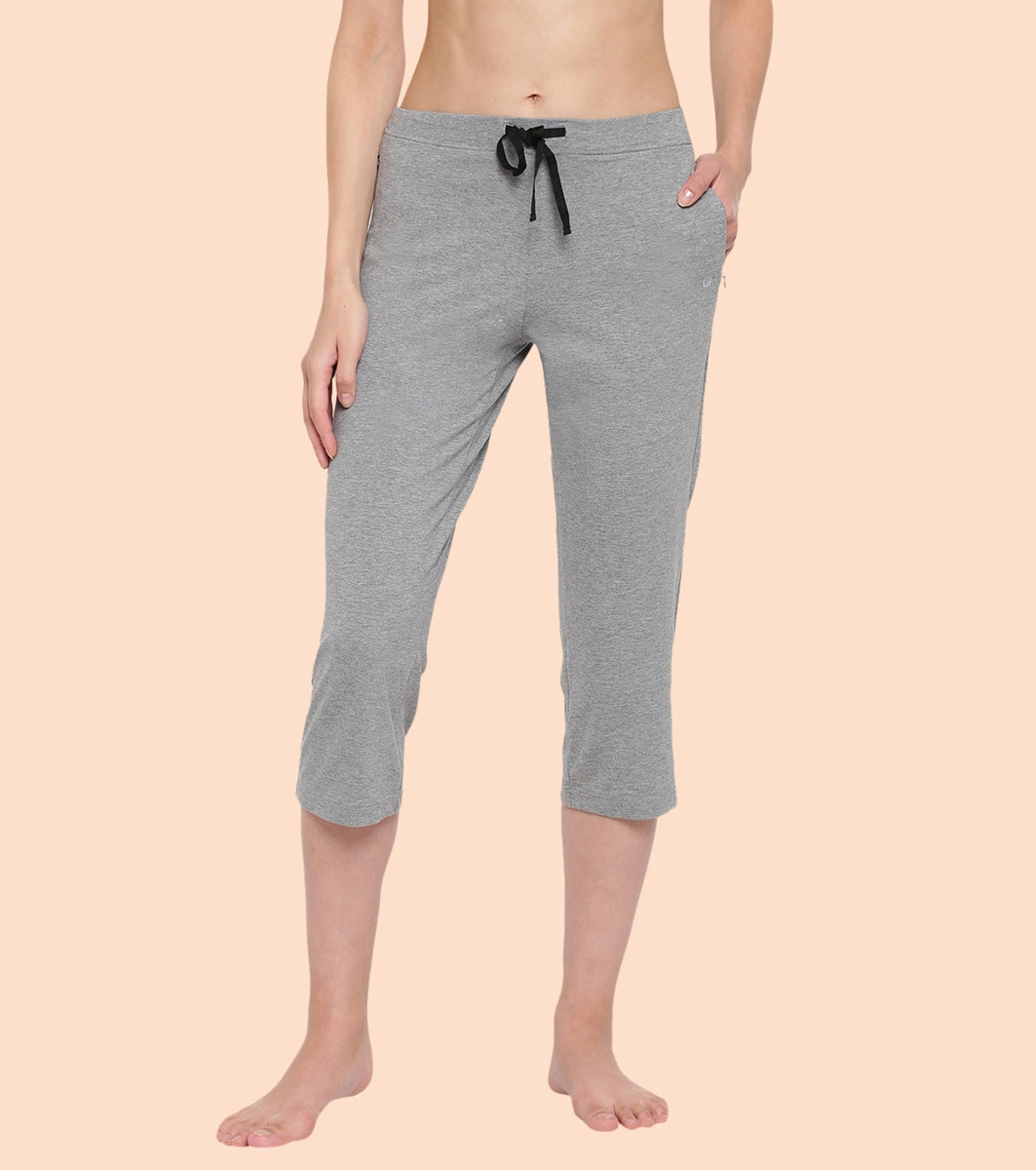 Lounge Capri | Straight Leg Cotton Spandex Capri