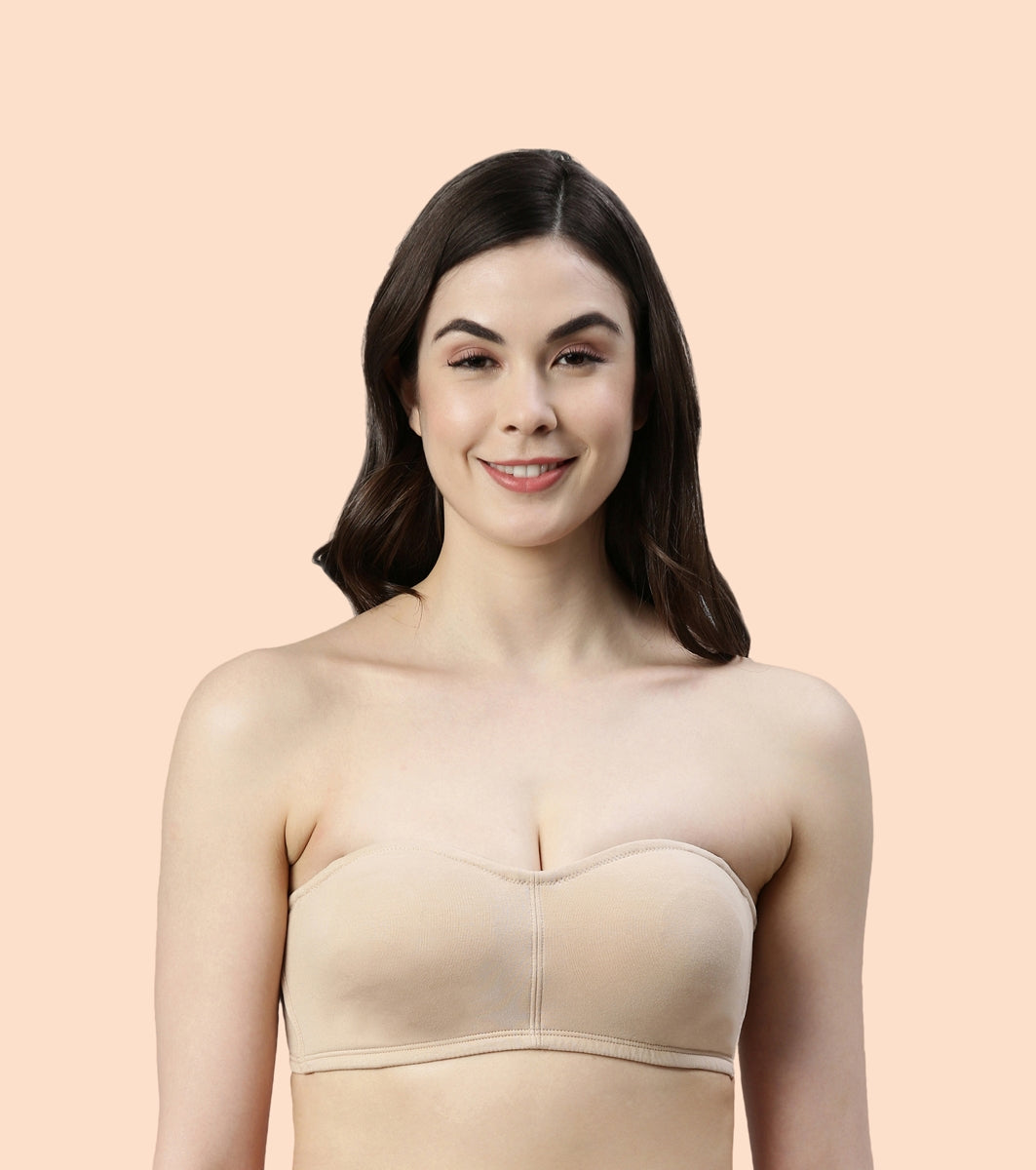 Perfect Shaping Cotton Strapless Bra