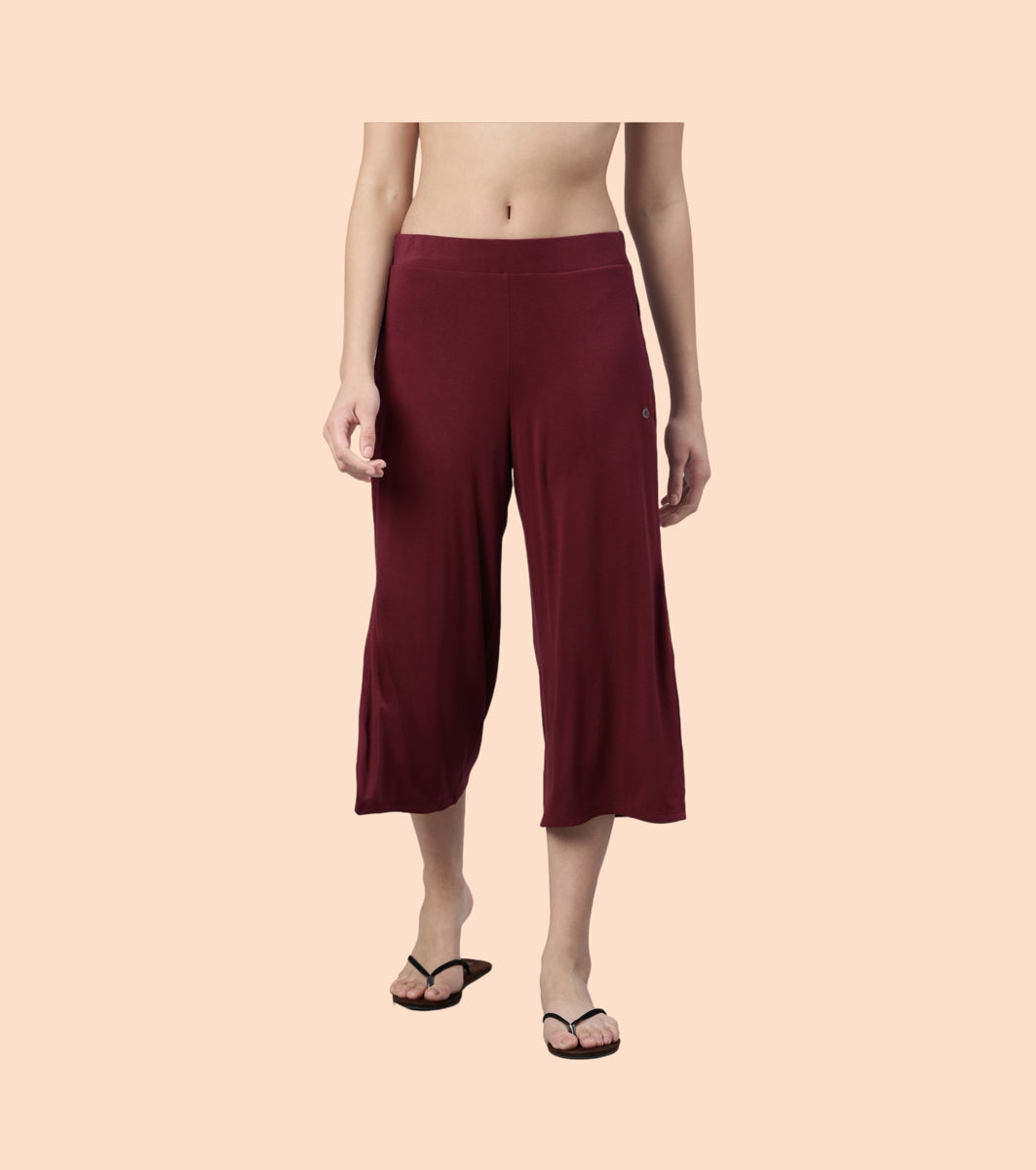 Shop In Culotte | Crop Length Culotte With Smart Side Slits