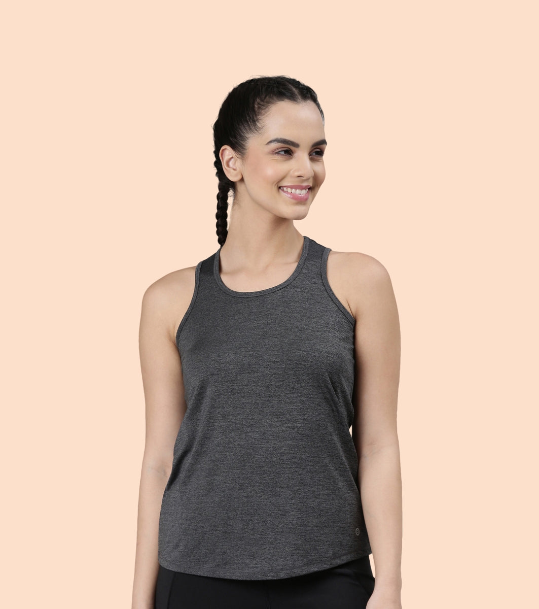 Athleisure- A308
BASIC WORKOUT TANK | DRY FIT RACER TANK WITH REFECTIVE GRAPHIC
RELAXED FIT | REGULAR LENGTH