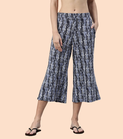 Shop In Culotte | Crop Length Culotte With Smart Side Slits