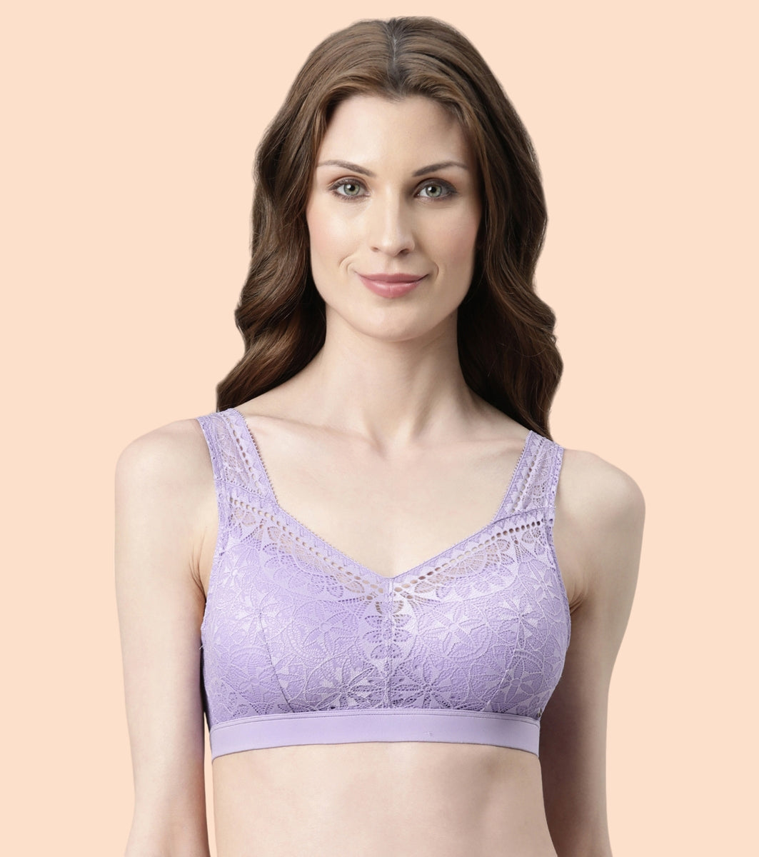 Enamor Pure Ease F118 Flexi-Comfort T-shirt Bra for Women- Full Coverage, Padded and Wirefree