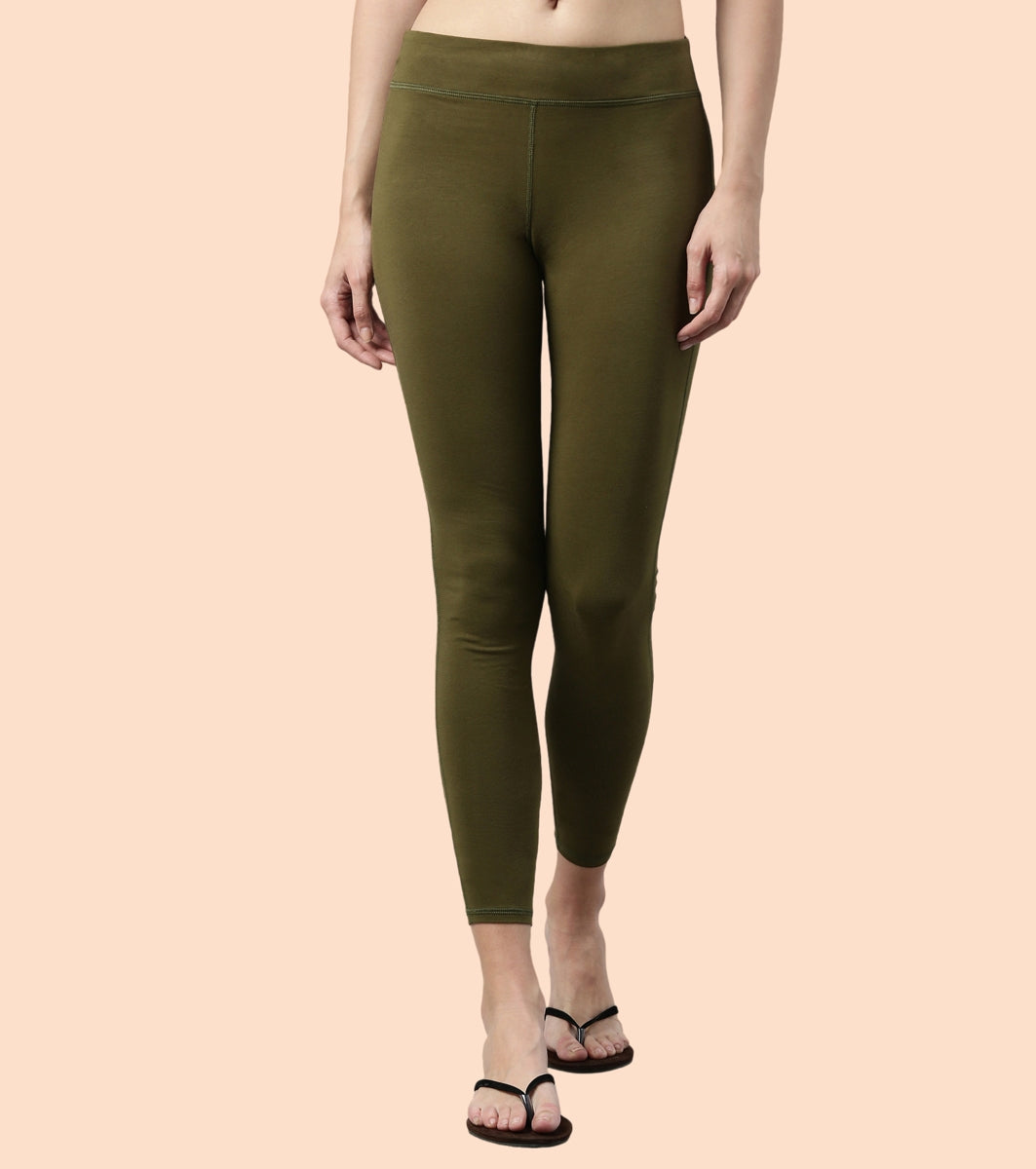 Yoga Legging | Mid Rise Pull-On Lounge Legging With Adjustable Drawstring