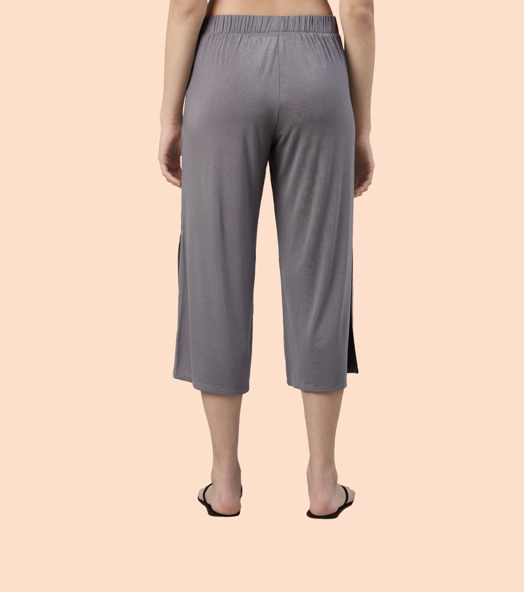 Shop In Culotte | Crop Length Culotte With Smart Side Slits