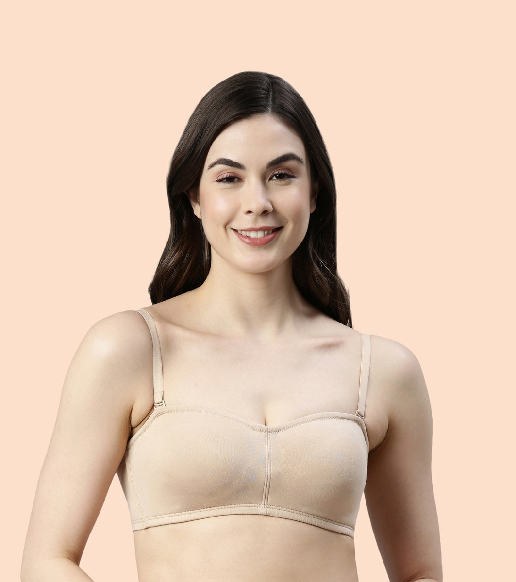 Perfect Shaping Wirefree Cotton Strapless Bra