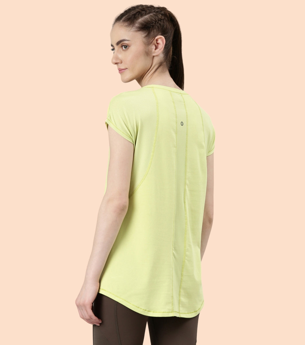 Active Stay Fresh Tee | Dry Fit Cotton Spandex Workout Tee