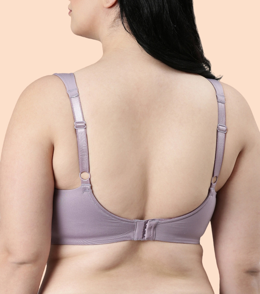 Enamor Pure Ease F121 Ultimate Smoothening Full Support Bra for Women- Full Coverage, Non Padded and Wirefree