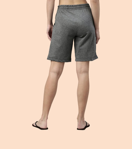 Relax Bermuda | Knee Length Shorts With Adjustable Waistband & Pockets