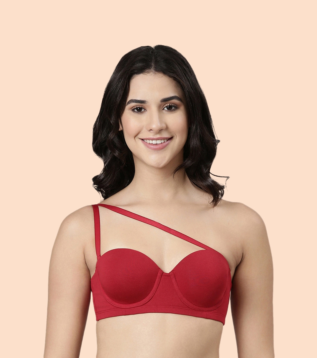 Enamor Multiway Bra For Women | High Coverage Cotton Strapless Bra For No Spill Coverage | A078Enamor Multiway Bra For Women | High Coverage Cotton Strapless Bra For No Spill Coverage | A078