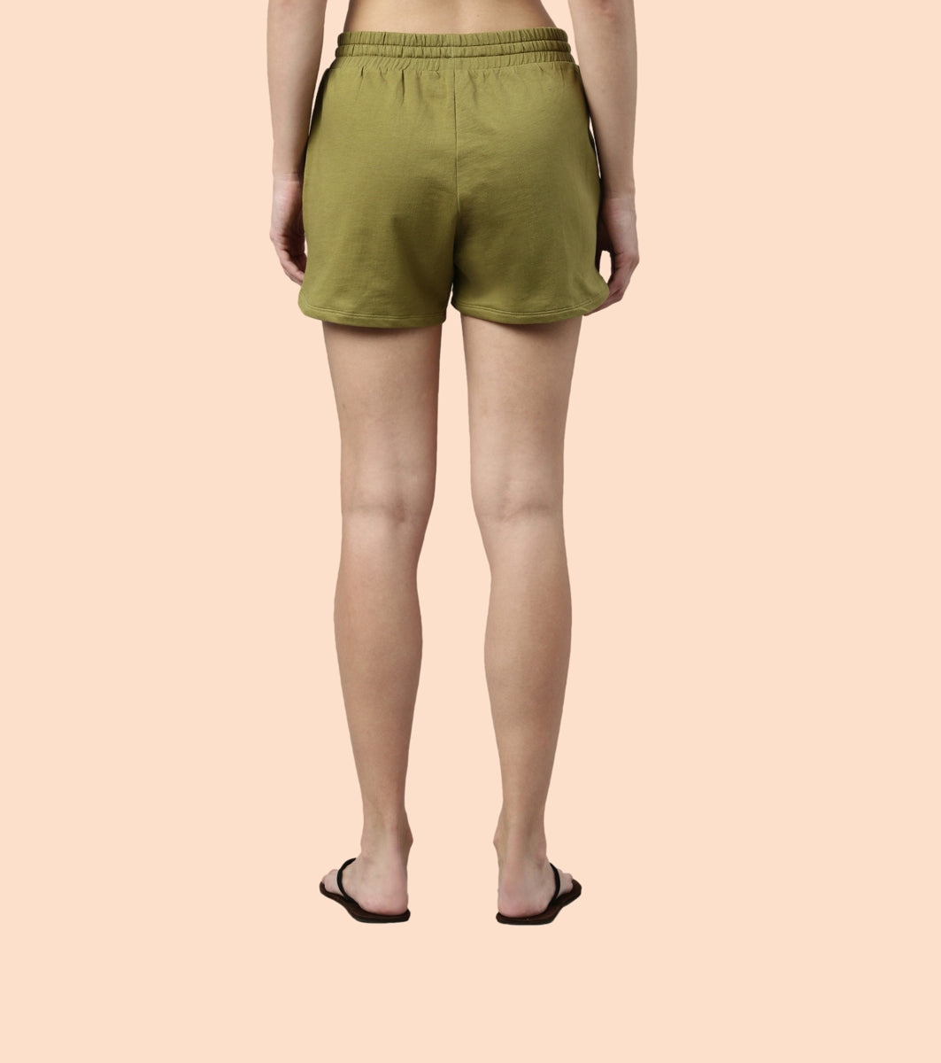 Comfy Shorts | Terry Shorts With Adjustable Waistband & Pockets