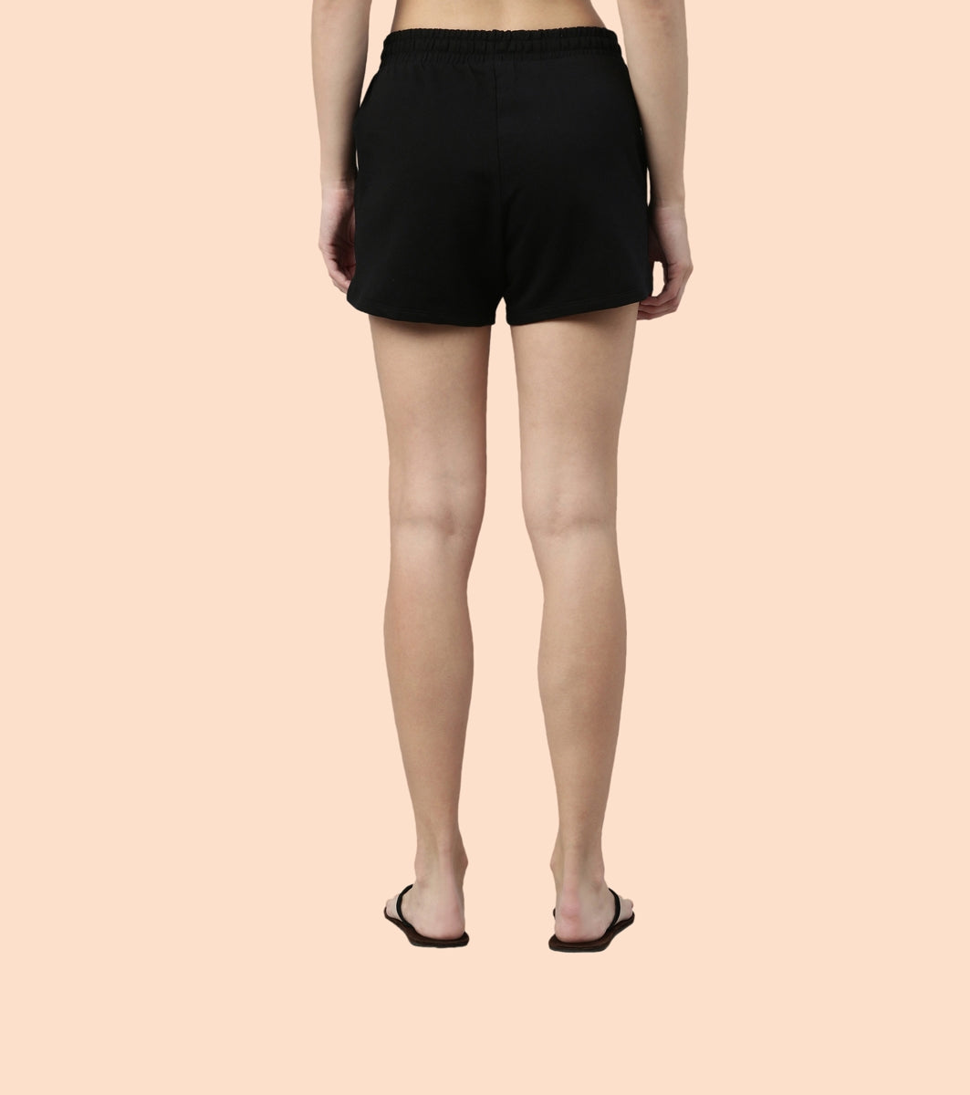 Comfy Shorts | Terry Shorts With Adjustable Waistband & Pockets