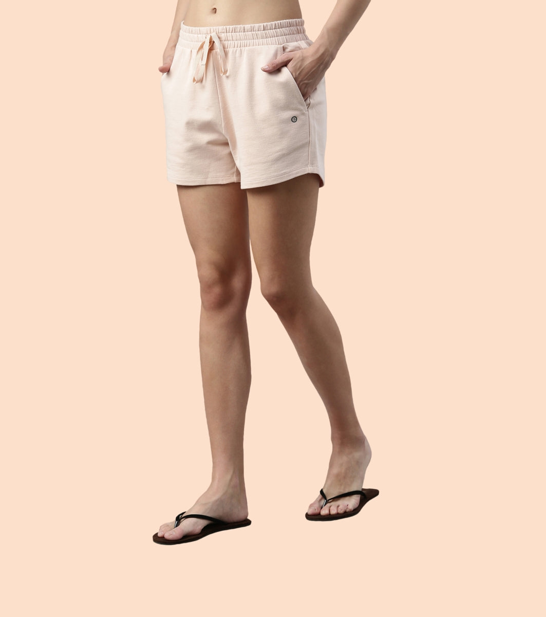 Comfy Shorts | Terry Shorts With Adjustable Waistband & Pockets