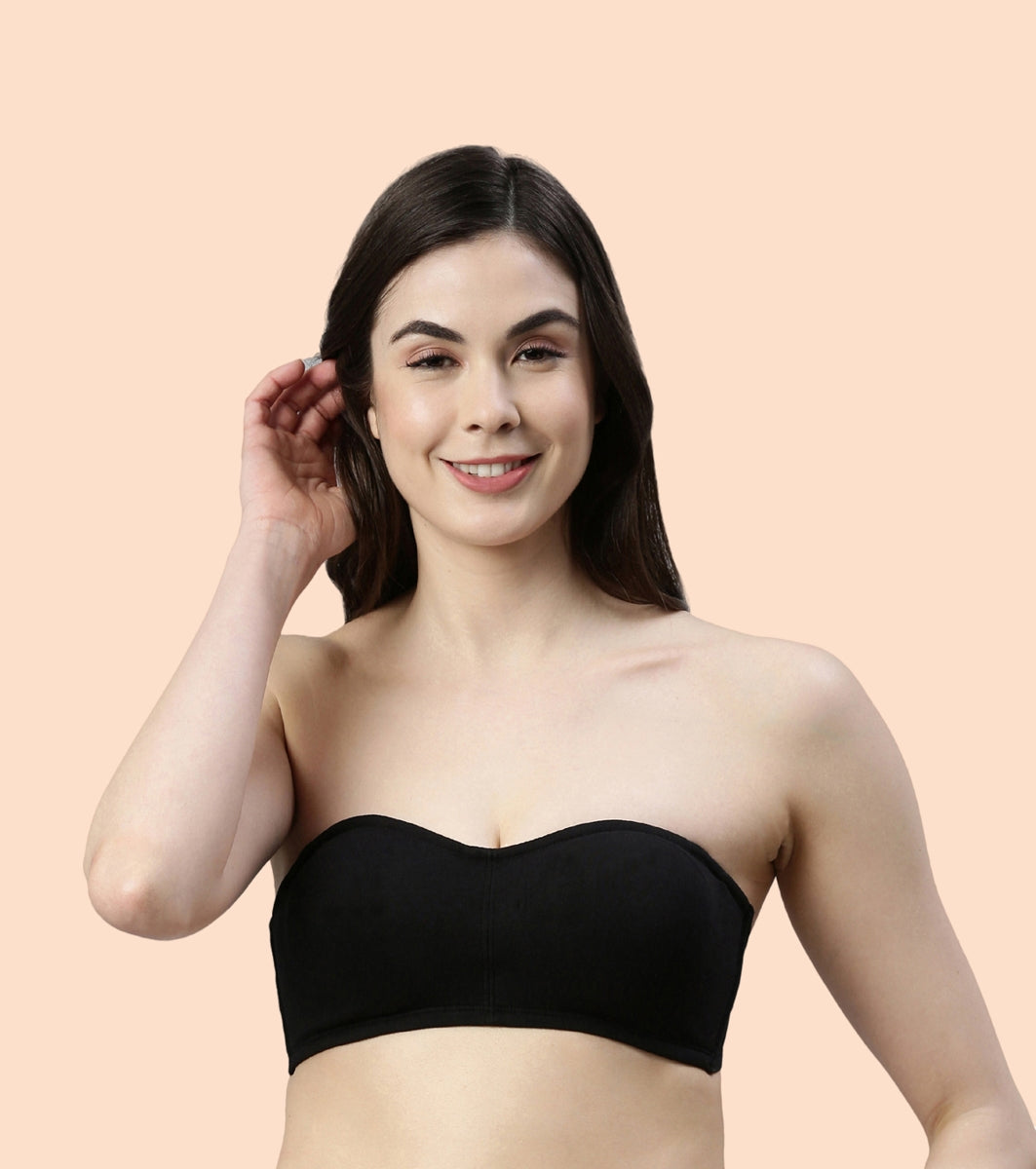 Perfect Shaping Wirefree Cotton Strapless Bra