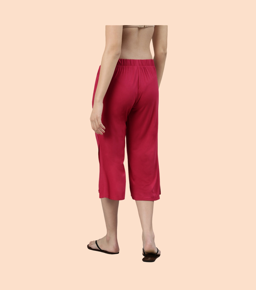 Shop In Culotte | Crop Length Culotte With Smart Side Slits