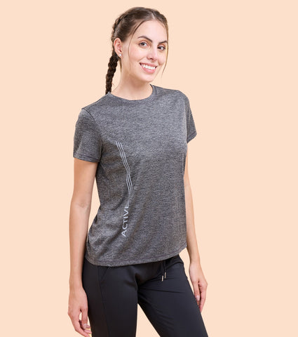 Athleisure- A309
BASIC WORKOUT CREW TEE | DRY FIT CREW NECK ACTIVEWEAR TEE
RELAXED FIT | REGULAR LENGTH