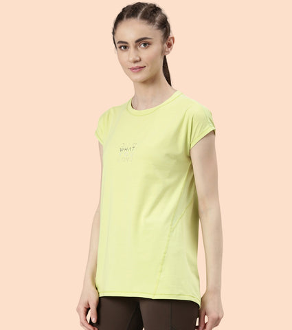 Active Stay Fresh Tee | Dry Fit Cotton Spandex Workout Tee