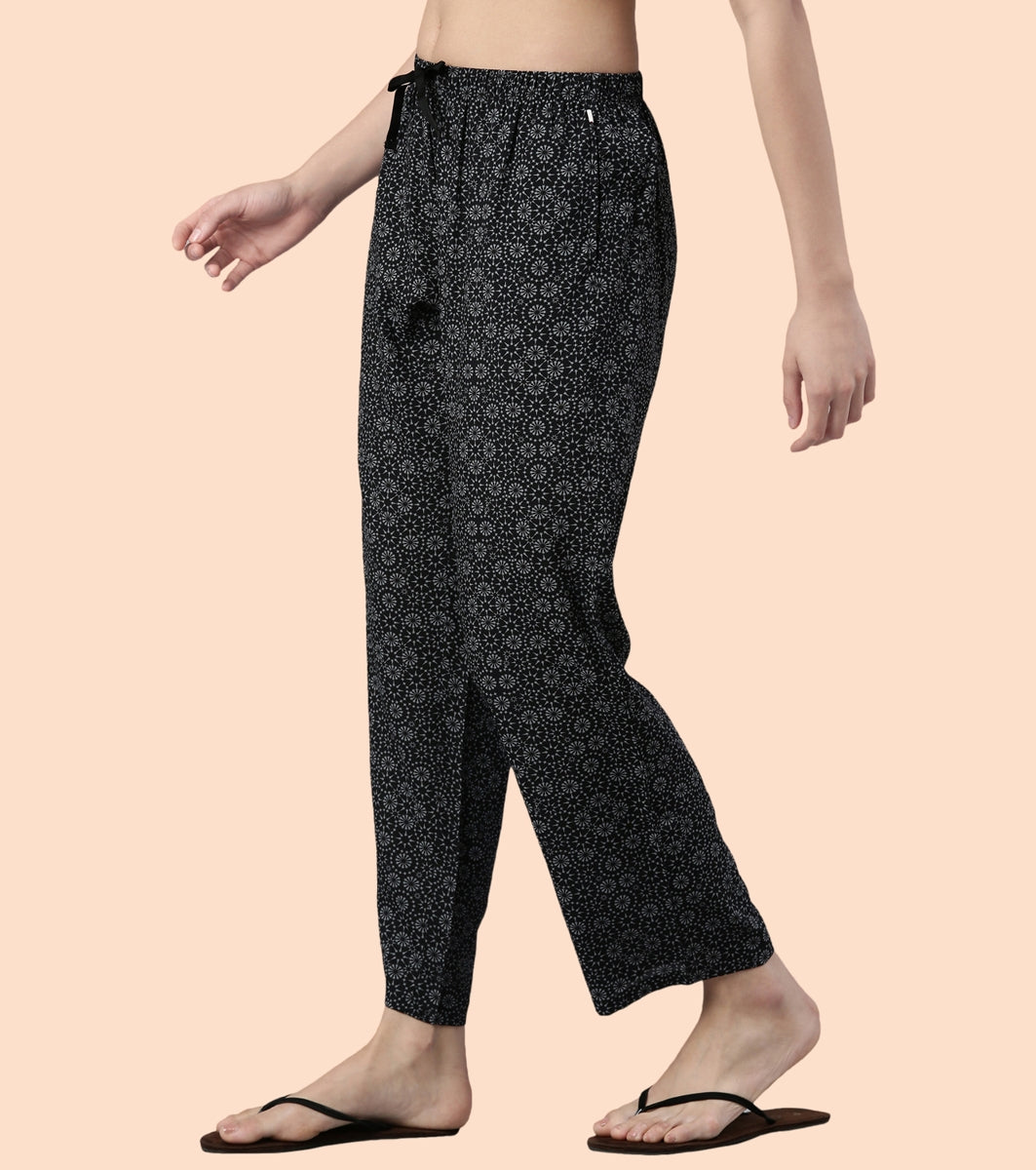 Slounge Pant | Modal Woven Printed Pull-On Pant