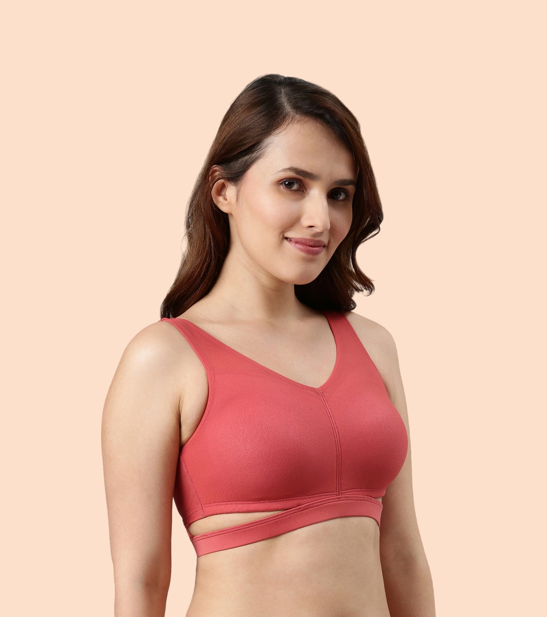 Split Band Cut-Out Bralette