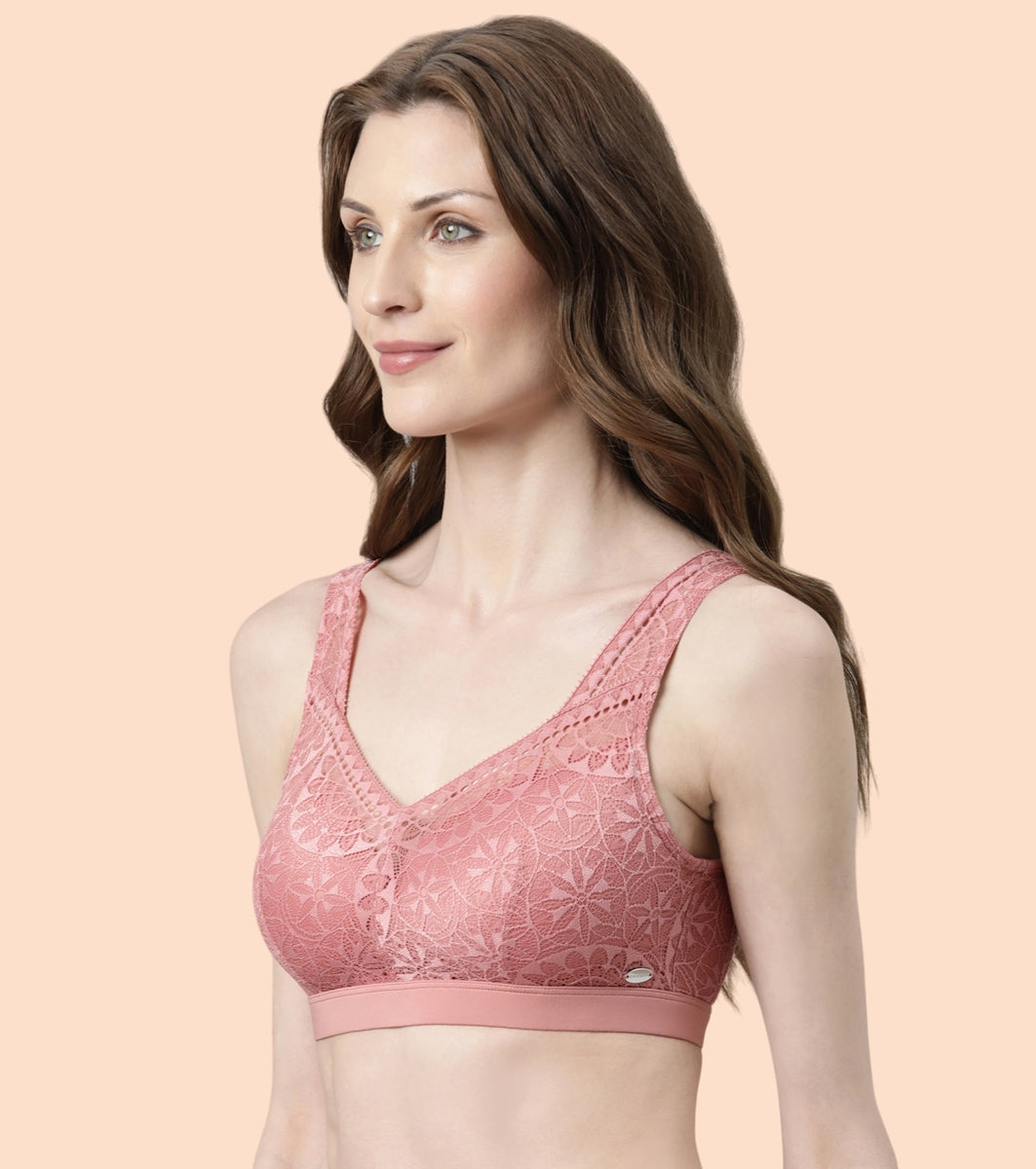 Enamor Pure Ease F118 Flexi-Comfort T-shirt Bra for Women- Full Coverage, Padded and Wirefree