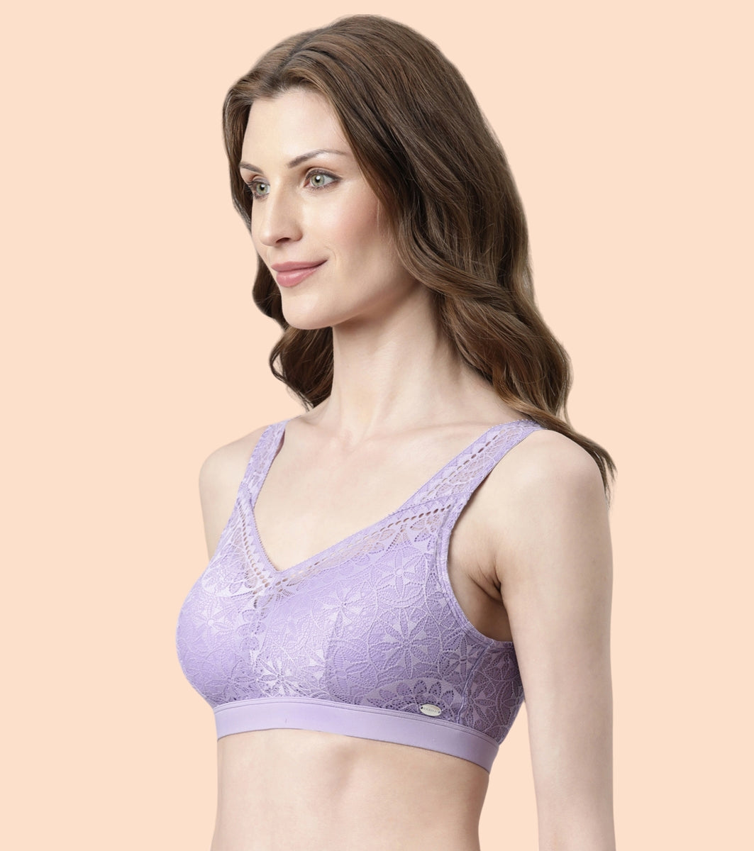 Enamor Pure Ease F118 Flexi-Comfort T-shirt Bra for Women- Full Coverage, Padded and Wirefree