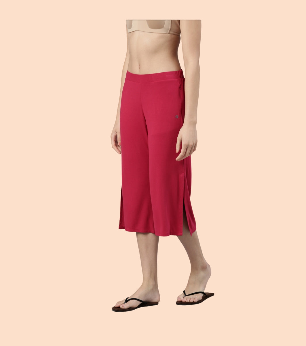 Shop In Culotte | Crop Length Culotte With Smart Side Slits