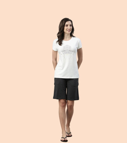 City Shorts | Cotton Knee Length Shorts