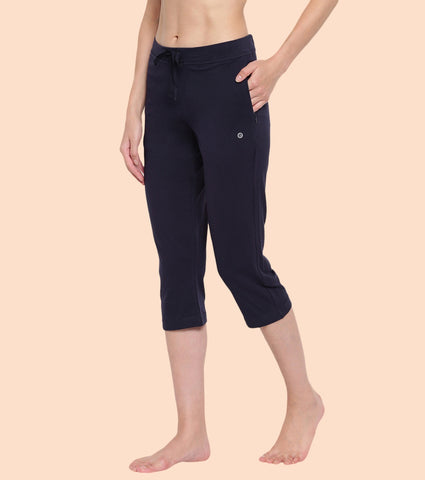 Lounge Capri | Straight Leg Cotton Spandex Capri