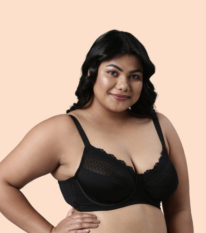 Enamor F126
LACE BRA
NON-PADDED  WIRED  FULL COVERAGE