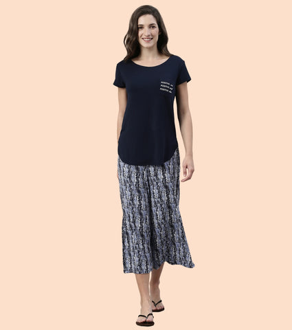 Shop In Culotte | Crop Length Culotte With Smart Side Slits