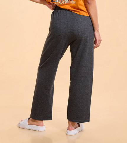 Enamor E405 – Cotton Rich Fleece Straight Pant