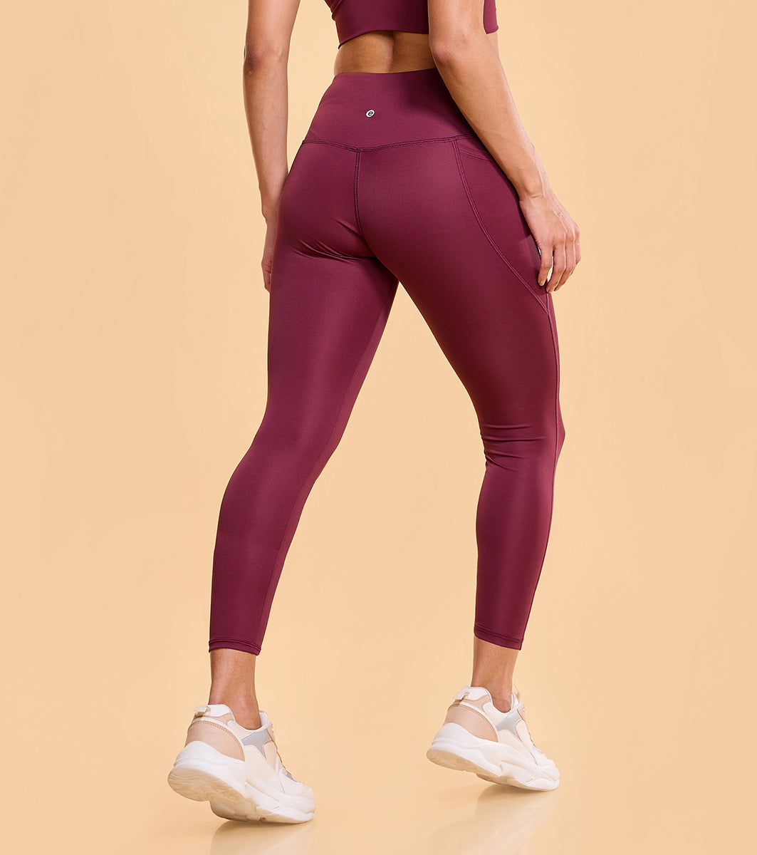 Enamor A605 Basic Workout Legging Dry Fit High Waist Basic Workout Leggings